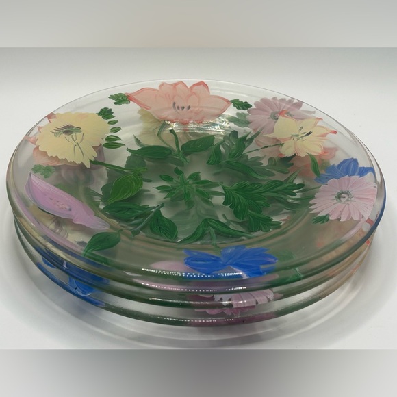 Royal Danube Other - Vintage Royal Danube Glass Plates - Set of 4